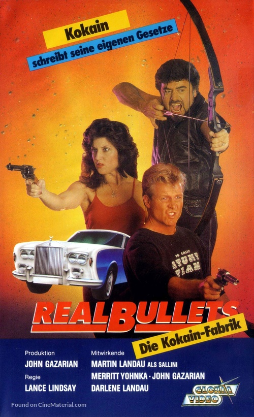 Real Bullets - German VHS movie cover