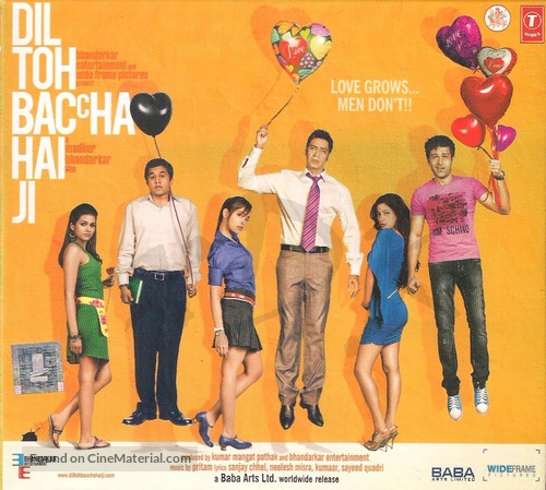 Dil Toh Bachcha Hai Ji - Indian DVD movie cover