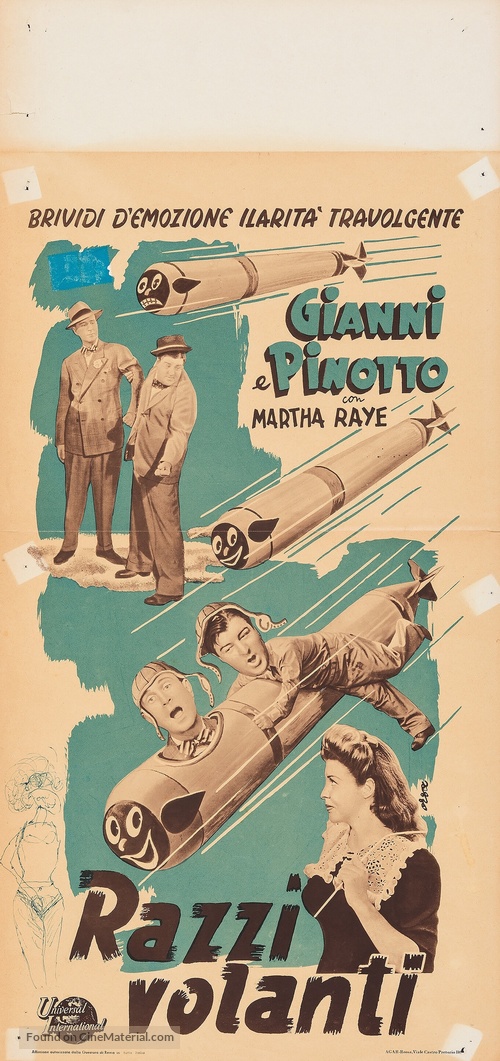 Keep &#039;Em Flying - Italian Movie Poster