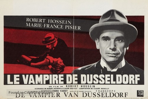 Le vampire de D&uuml;sseldorf - Belgian Movie Poster