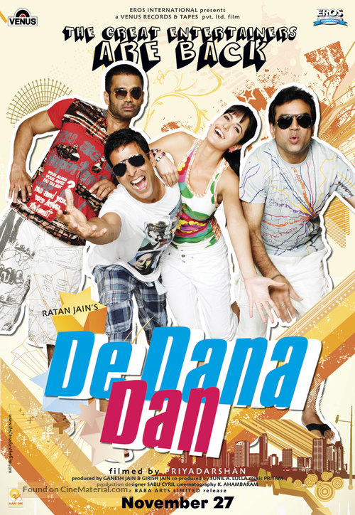 De Dhana Dhan - Indian Movie Poster