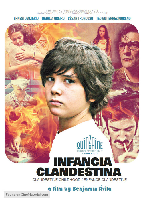 Infancia clandestina - Argentinian DVD movie cover