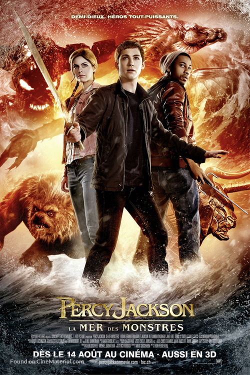 Percy Jackson: Sea of Monsters - Swiss Movie Poster