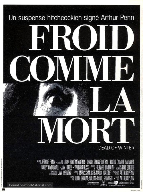 Dead of Winter - French Movie Poster