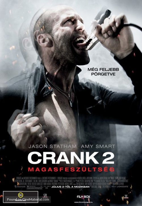 Crank: High Voltage - Hungarian Movie Poster