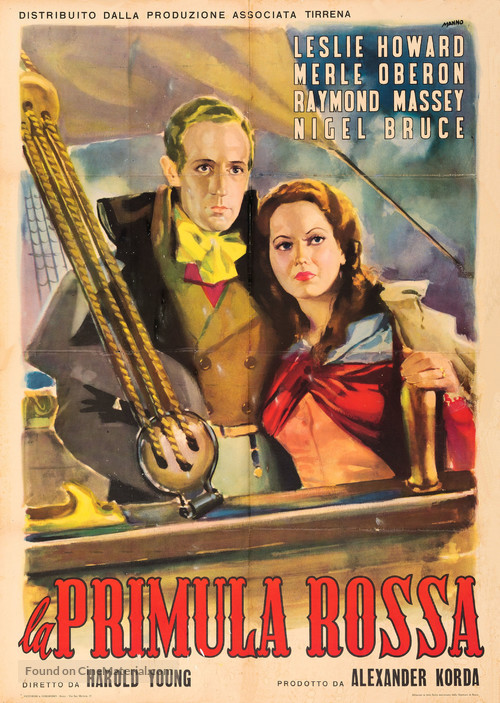 The Scarlet Pimpernel - Italian Movie Poster