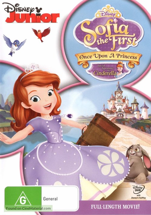 Sofia the First: Once Upon a Princess - Australian DVD movie cover