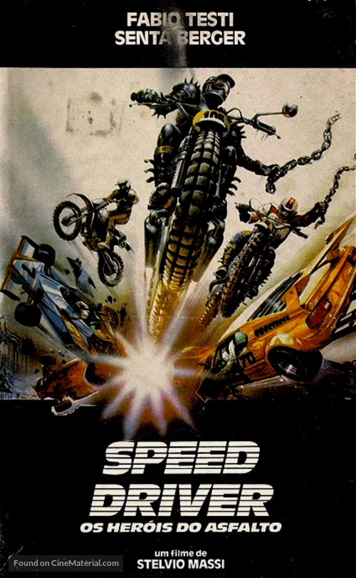 Speed Driver - Brazilian VHS movie cover