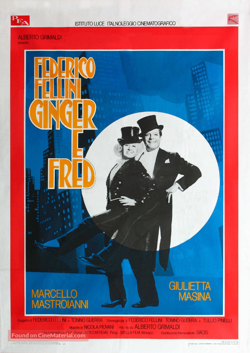 Ginger e Fred - Italian Movie Poster
