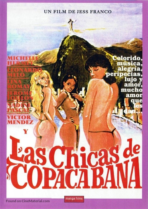 Les filles de Copacabana - Spanish DVD movie cover