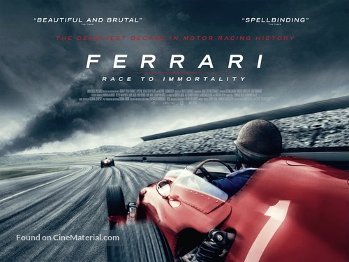 Ferrari: Race to Immortality - British Movie Poster