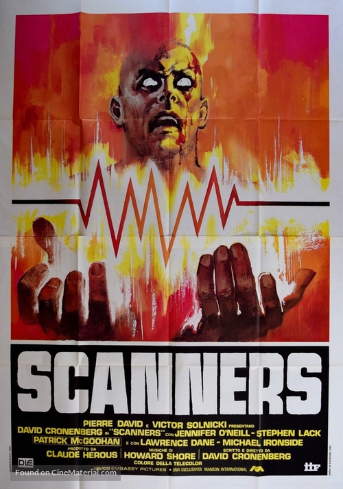 Scanners - Italian Movie Poster