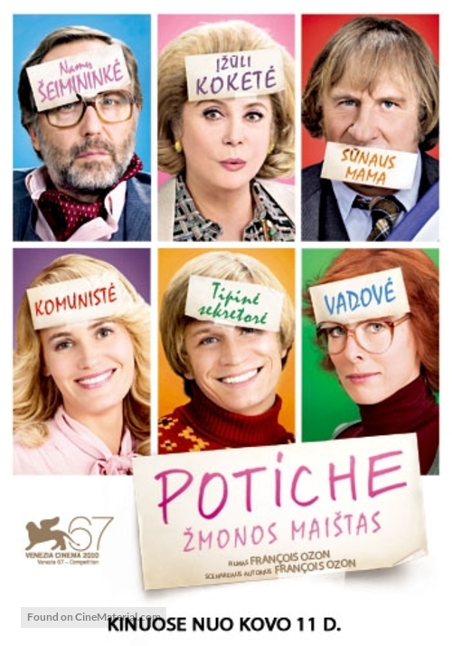 Potiche - Lithuanian Movie Poster