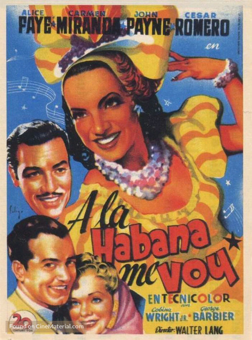 A La Habana me voy - Spanish Movie Poster