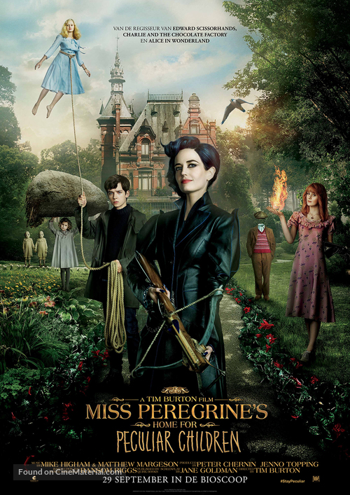 Miss Peregrine&#039;s Home for Peculiar Children - Dutch Movie Poster