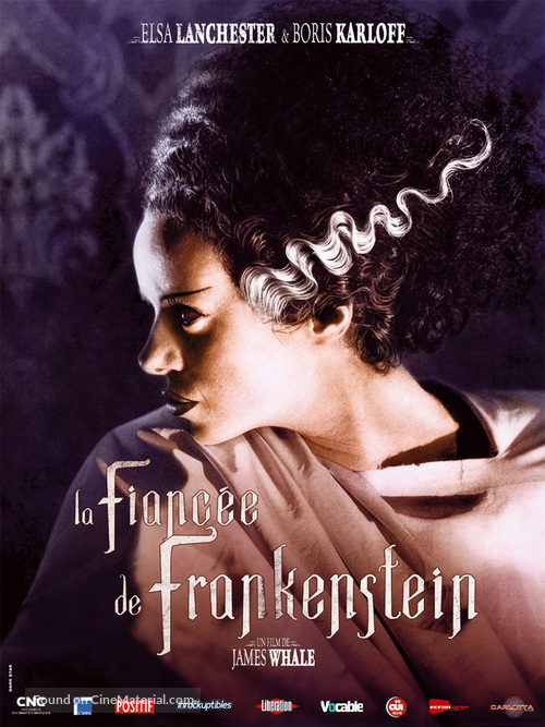 Bride of Frankenstein - French Re-release movie poster