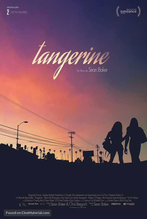 Tangerine - Brazilian Movie Poster