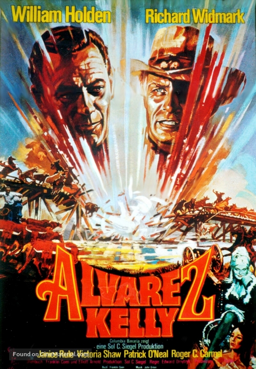 Alvarez Kelly - German Movie Poster