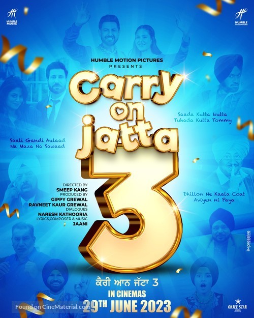 Carry on Jatta 3 - Indian Movie Poster