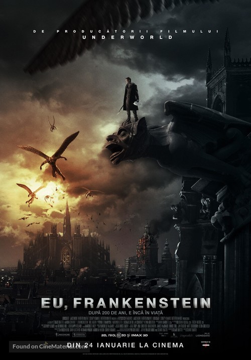 I, Frankenstein - Romanian Movie Poster