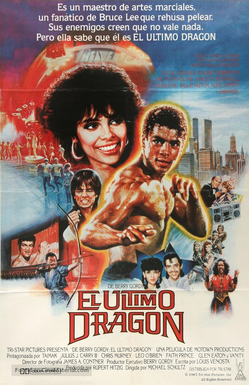 The Last Dragon - Mexican Movie Poster