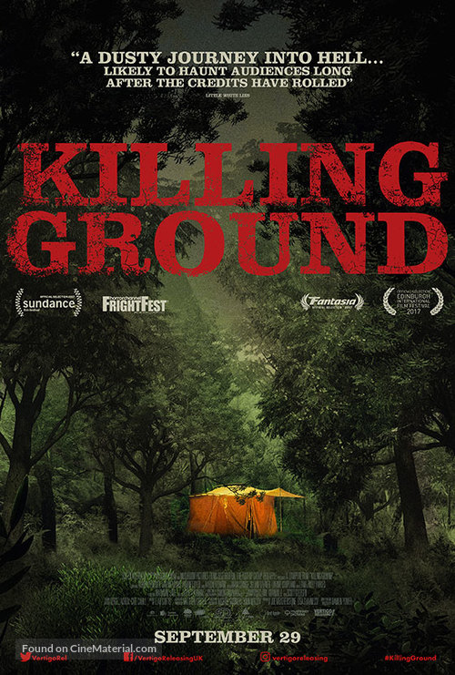 Killing Ground - British Movie Poster