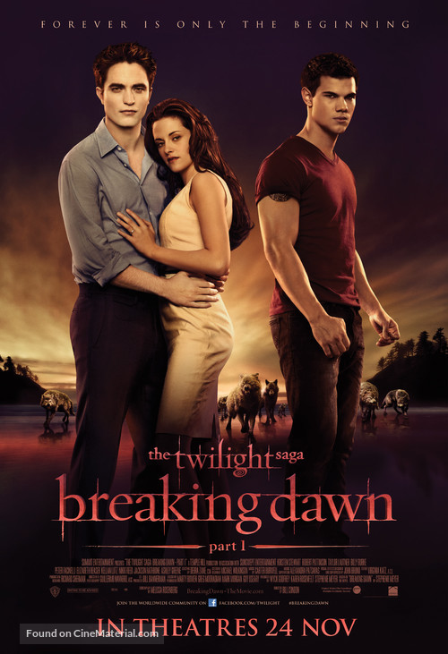 The Twilight Saga: Breaking Dawn - Part 1 - Singaporean Movie Poster