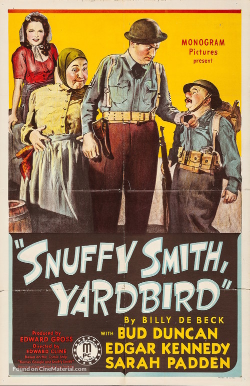 Private Snuffy Smith - Re-release movie poster