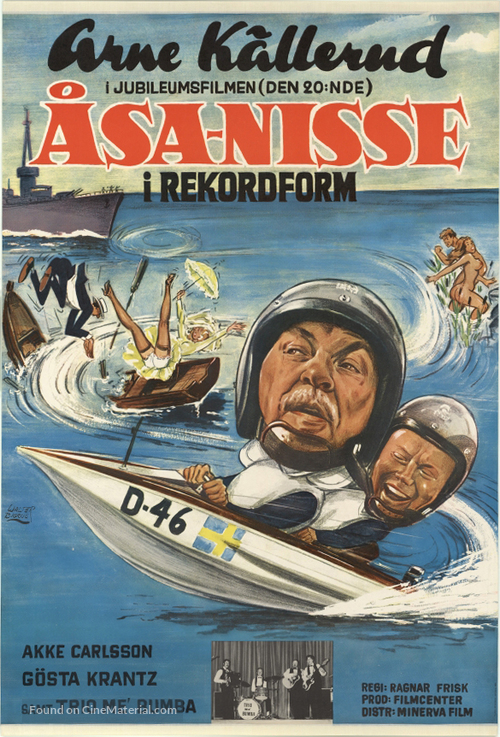 &Aring;sa-Nisse i rekordform - Swedish Movie Poster