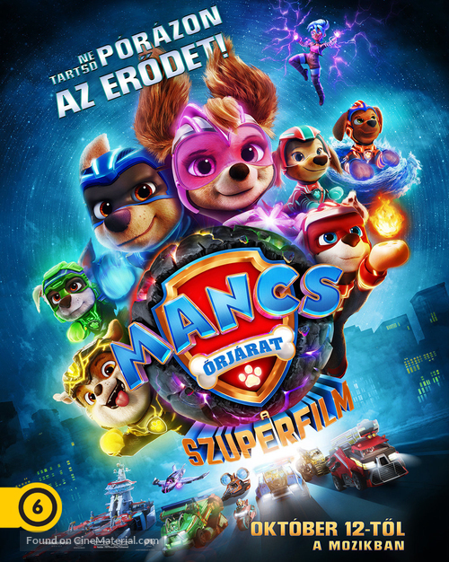 PAW Patrol: The Mighty Movie - Hungarian Movie Poster