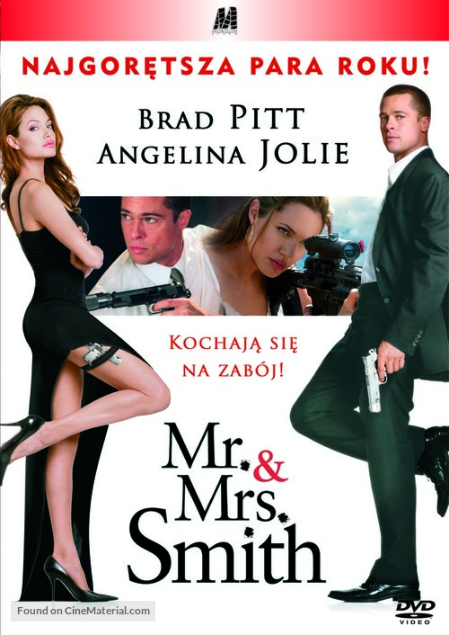 Mr. &amp; Mrs. Smith - Polish Movie Cover