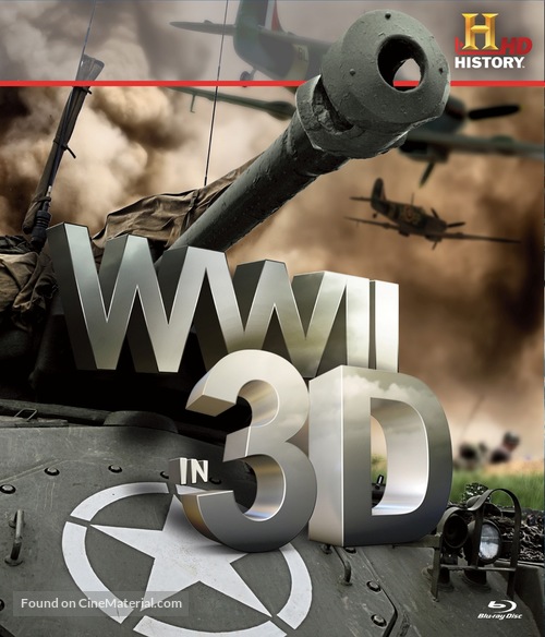 WWII in 3D - Blu-Ray movie cover