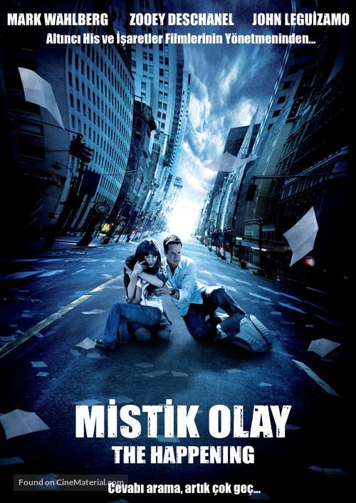 The Happening - Turkish Movie Cover