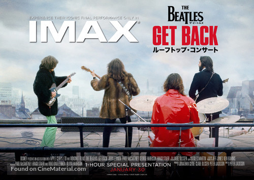 The Beatles: Get Back - The Rooftop Concert - Movie Poster