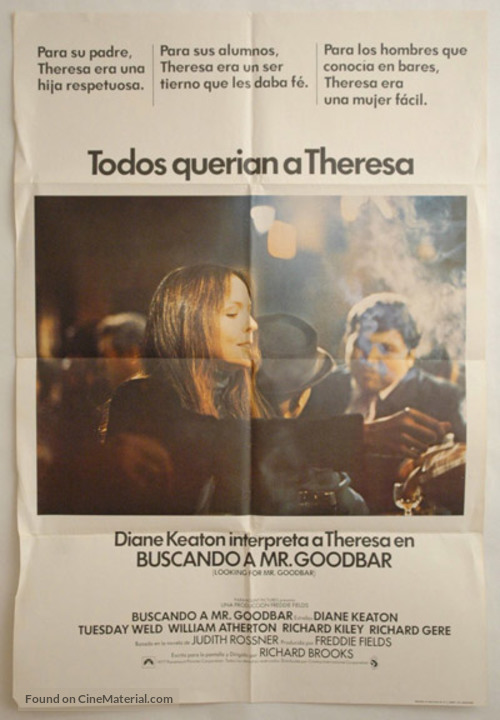 Looking for Mr. Goodbar - Chilean Movie Poster