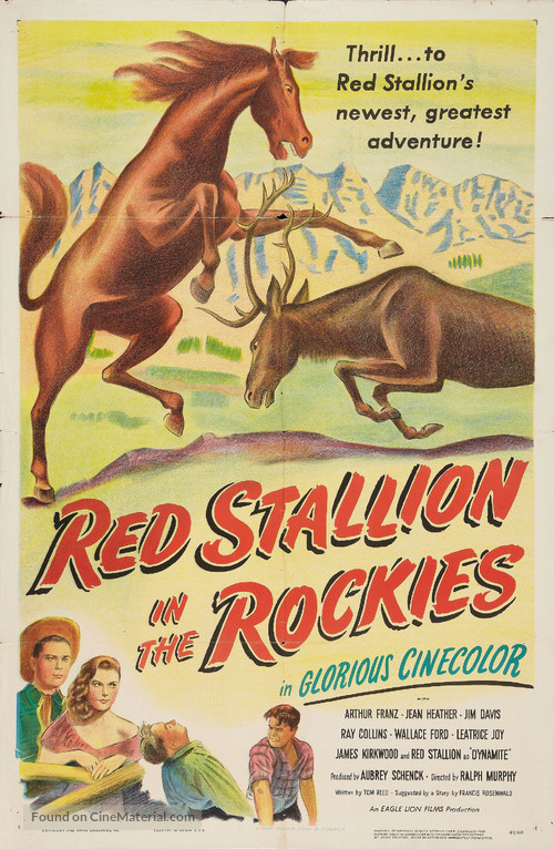 Red Stallion in the Rockies - Movie Poster