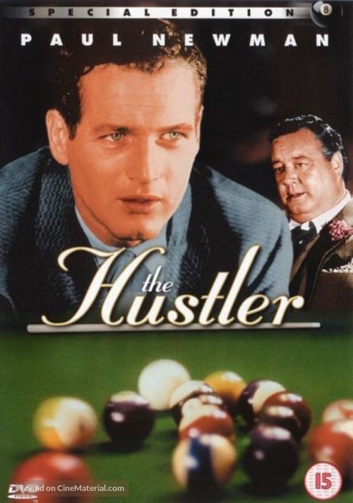 The Hustler - British DVD movie cover