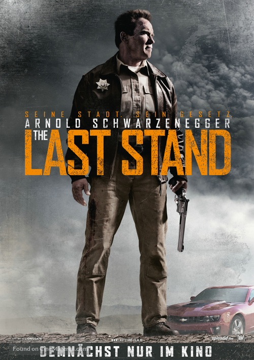 The Last Stand - German Movie Poster