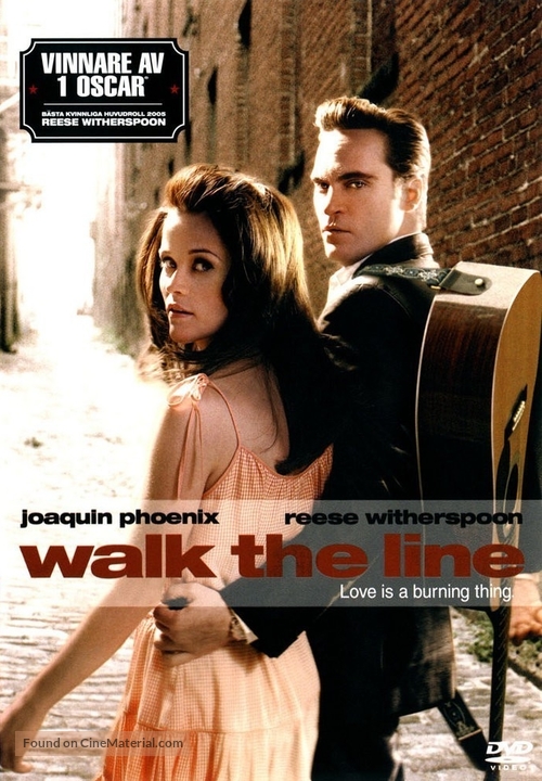 Walk the Line - Swedish Movie Cover