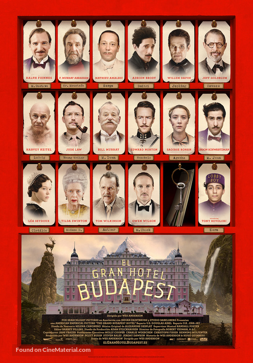 The Grand Budapest Hotel - Spanish Movie Poster