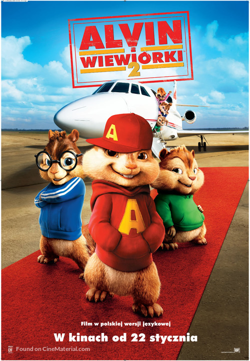 Alvin and the Chipmunks: The Squeakquel - Polish Movie Poster