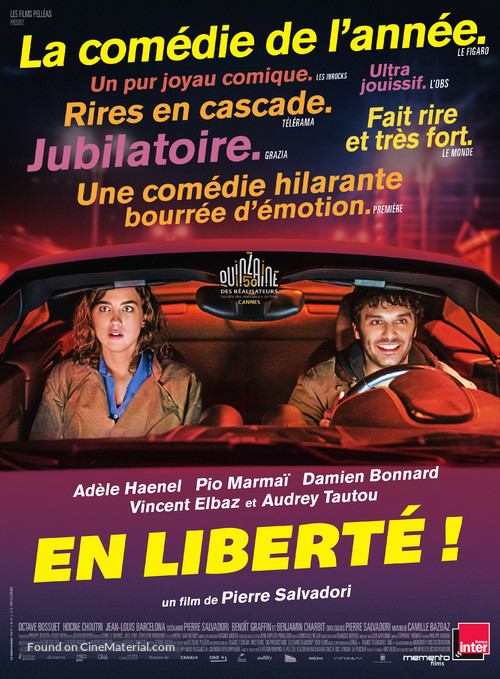 En libert&eacute; - French Movie Poster