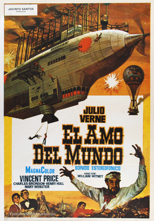 Master of the World - Spanish Movie Poster