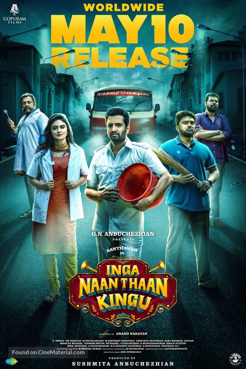 Inga Naan Thaan Kingu - Indian Movie Poster