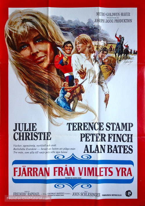 Far from the Madding Crowd - Swedish Movie Poster