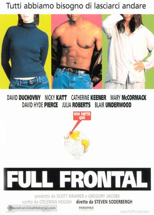 Full Frontal - Italian Movie Poster