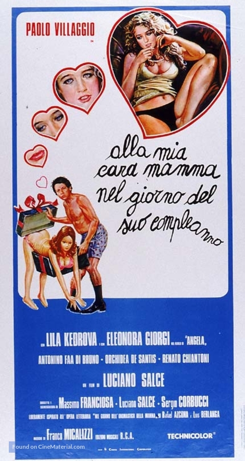 Alla mia cara mamma nel giorno del suo compleanno - Italian Movie Poster