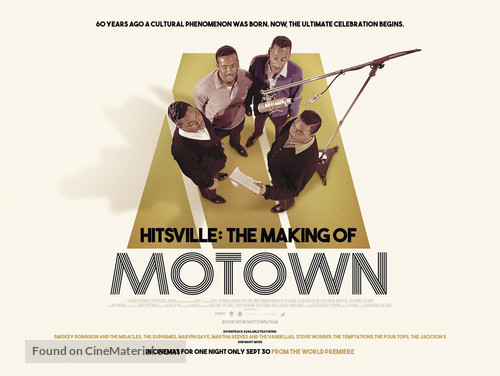 Hitsville: The Making of Motown - British Movie Poster