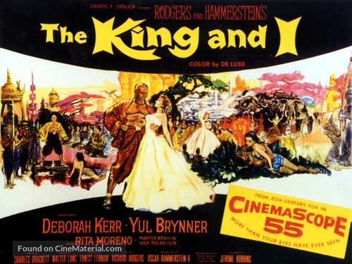 The King and I - British Movie Poster