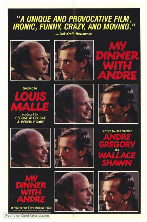 My Dinner with Andre - Theatrical movie poster